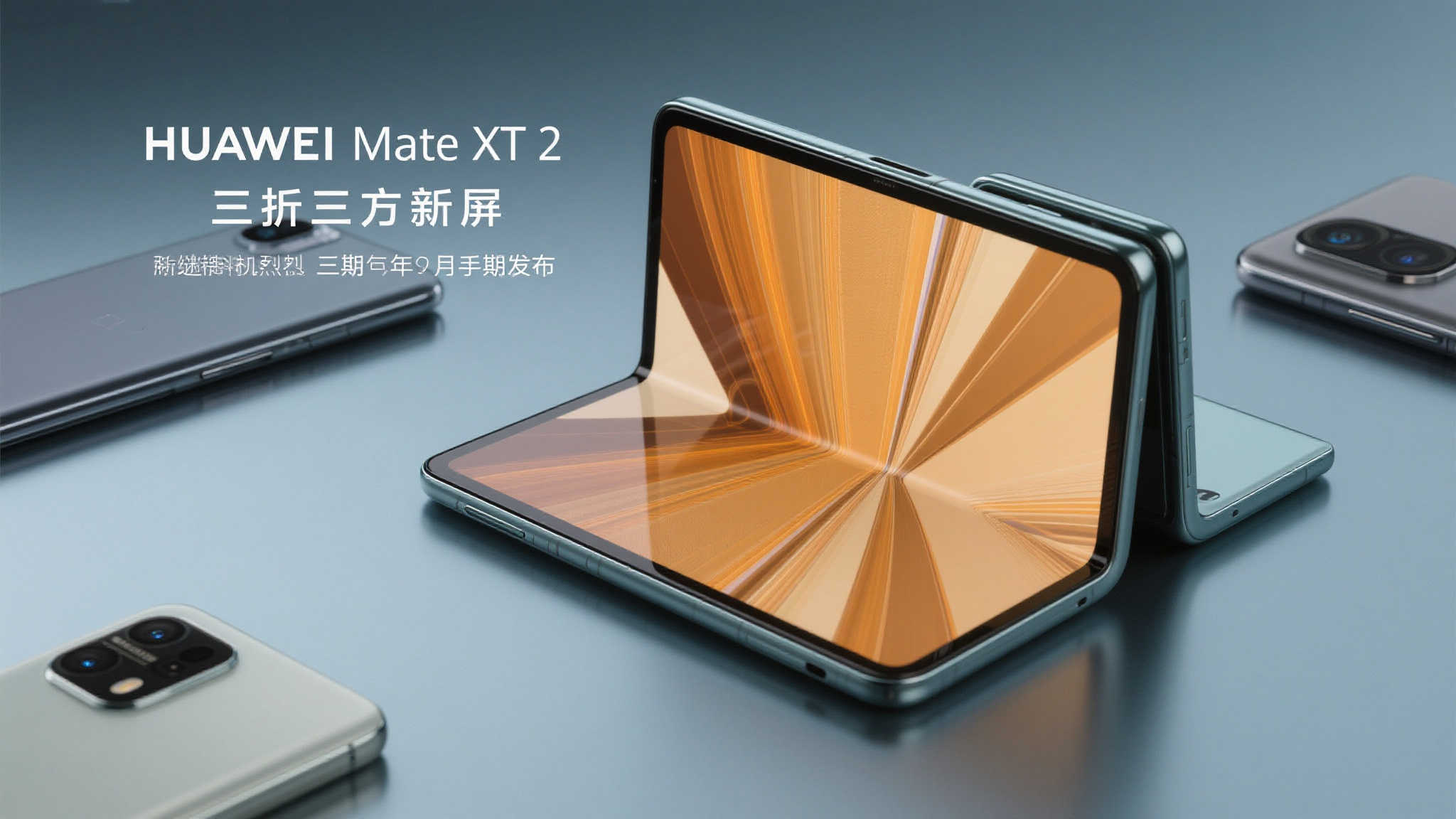华为Mate XT 2三折屏旗舰预计9月亮相登场 华为Mate XT 2三折屏旗舰预计9月亮相登场