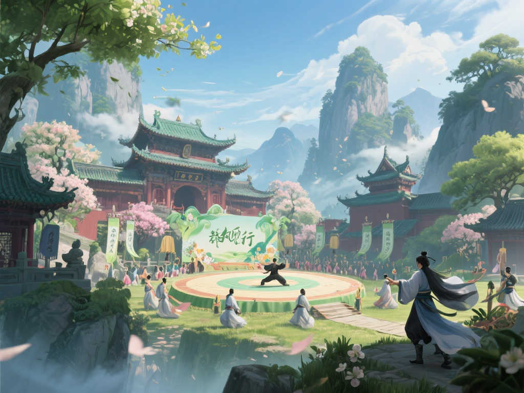 春风起九霄，太极聚武当 ｜ 《踏风行》手游九霄节盛启，首站探秘仙山武当